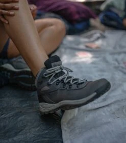 Columbia Newton Ridge Plus Waterproof Hiking Boots - Womens Quarry / Cool Wave -Columbia Sale Store 1665401776 BL3783 052 10