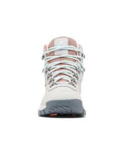 Columbia Newton Ridge Canvas Waterproof Hiking Boots - Womens Nimbus Grey / Coral Glow -Columbia Sale Store 1665569791 1889141 043 5