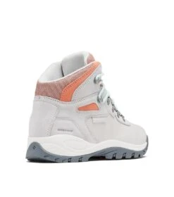 Columbia Newton Ridge Canvas Waterproof Hiking Boots - Womens Nimbus Grey / Coral Glow -Columbia Sale Store 1665569794 1889141 043 7