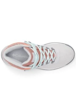 Columbia Newton Ridge Canvas Waterproof Hiking Boots - Womens Nimbus Grey / Coral Glow -Columbia Sale Store 1665569795 1889141 043 8
