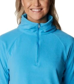 Columbia Glacial IV Half Zip Fleece Top - Womens Blue Chill 8 Columbia Glacial IV Half Zip Fleece Top - Womens Blue Chill -Columbia Sale Store 1666027400 1802201 422 4