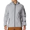Columbia Tall Heights Hooded Softshell Jacket - Mens Columbia Grey