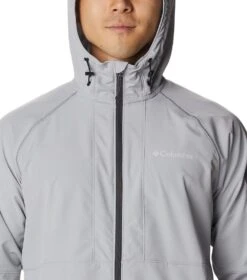 Columbia Tall Heights Hooded Softshell Jacket - Mens Columbia Grey -Columbia Sale Store 1666092046 1975591 039 4