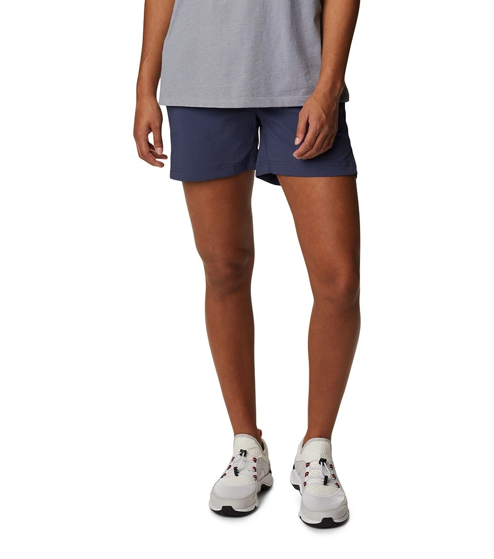 Columbia On The Go Lightweight Shorts - Womens Nocturnal 1 Columbia On The Go Lightweight Shorts - Womens Nocturnal