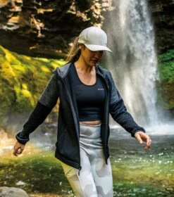 Columbia Windgates Full Zip Fleece Jacket - Womens Black / Black Heather -Columbia Sale Store 1666093266 1991801 010 7