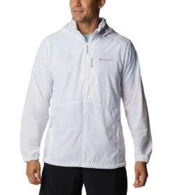 Columbia Alpine Chill Windbreaker Jacket - Mens White / Columbia Grey Stripe -Columbia Sale Store 1666177883 1988701 100 9