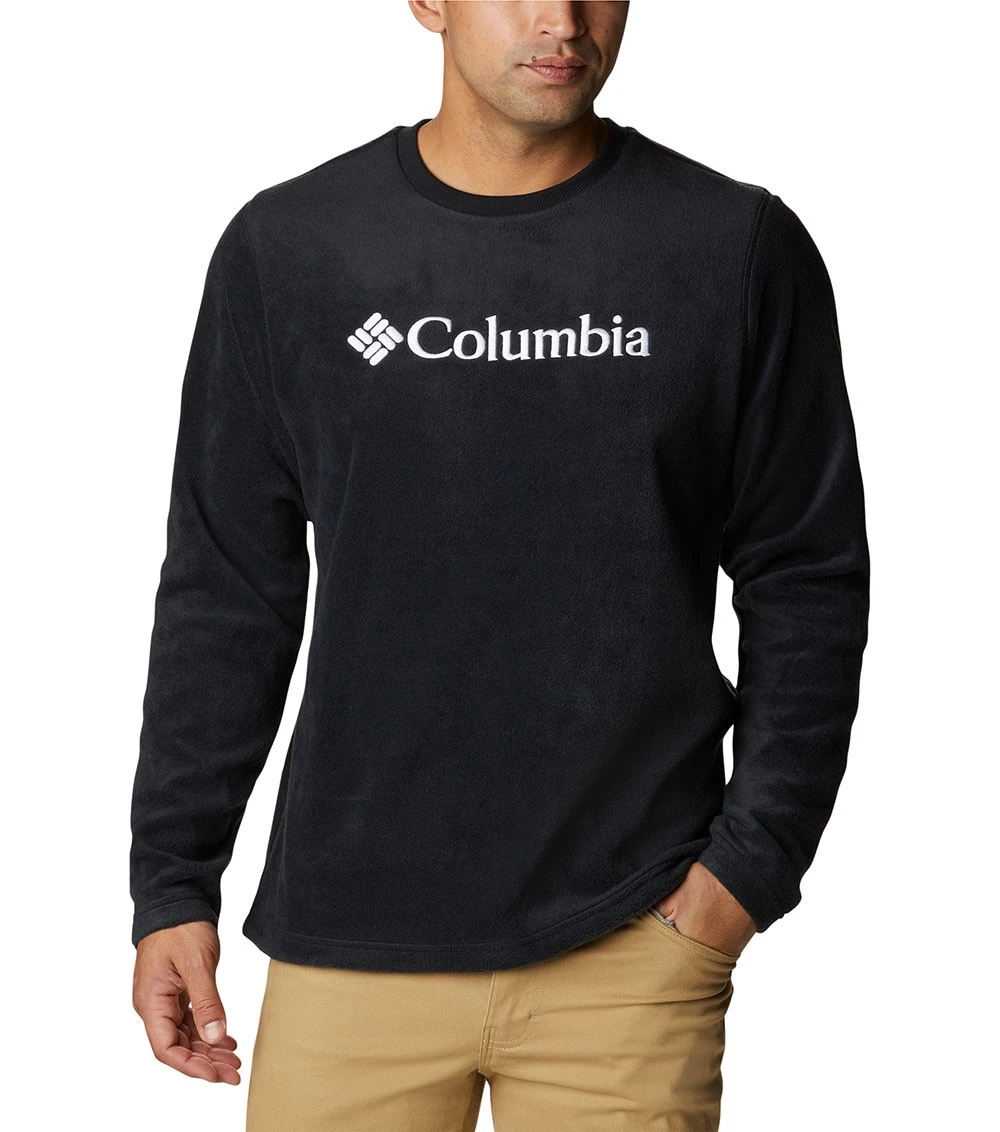 Columbia Steens Mountain Fleece Crew - Mens Black 1 Columbia Steens Mountain Fleece Crew - Mens Black