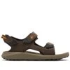 Columbia Trailstorm Hiker 3-Strap Sandal - Mens Cordovan / Gold Amber