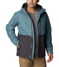 Columbia Hikebound Rain Jacket - Mens Metal / Shark -Columbia Sale Store 1666805915 1988621 346 7