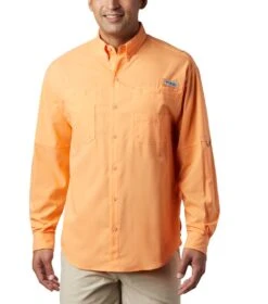 Columbia PFG Tamiami II Long Sleeve Shirt - Mens Bright Nectar