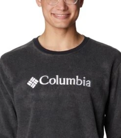 Columbia Steens Mountain Fleece Crew - Mens Charcoal Heather -Columbia Sale Store 1667920275 2013671 030 4