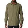 Columbia Silver Ridge Utility Lite L/S Shirt - Mens Stone Green