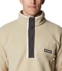 Columbia Helvetia Half Snap Retro Fleece Pullover - Mens Ancient Fossil -Columbia Sale Store 1669913135 1889851 271 4