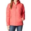Columbia Powder Lite Hooded Insulated Jacket - Womens Blush Pink