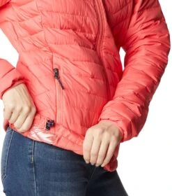 Columbia Powder Lite Hooded Insulated Jacket - Womens Blush Pink -Columbia Sale Store 1669998645 1699071 614 7