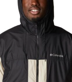 Columbia Flash Challenger Lined Windbreaker - Mens Ancient Fossil / Black -Columbia Sale Store 1670425917 2008261 271 4