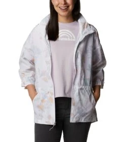 Columbia Poe Creek Jacket - Womens White Radical Botanical Print -Columbia Sale Store 1671634844 1887291 101 6