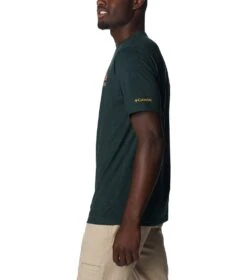 Columbia CSC Basic Logo S/S Tee - Mens Spruce Heather / CSC Retro Logo -Columbia Sale Store 1674051574 1680051 372 3