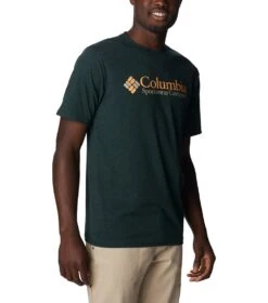 Columbia CSC Basic Logo S/S Tee - Mens Spruce Heather / CSC Retro Logo -Columbia Sale Store 1674051575 1680051 372 5