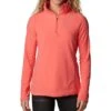 Columbia Glacial IV Half Zip Fleece Top - Womens Blush Pink