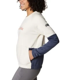 Columbia Windgates Crew Sweatshirt - Womens Chalk / Nocturnal -Columbia Sale Store 1674051649 1991791 191 3