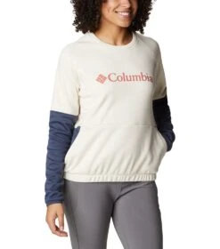 Columbia Windgates Crew Sweatshirt - Womens Chalk / Nocturnal -Columbia Sale Store 1674051650 1991791 191 5