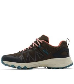 Columbia Peakfreak II Low Outdry Hiking Shoes - Womens Cordovan / Dark Coral -Columbia Sale Store 1674055860 2005131 231 3