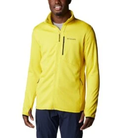 Columbia Park View Fleece Full Zip Jacket - Mens Laser Lemon Heather