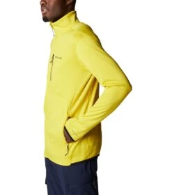 Columbia Park View Fleece Full Zip Jacket - Mens Laser Lemon Heather -Columbia Sale Store 1674217009 1952221 716 3