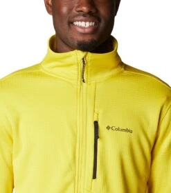 Columbia Park View Fleece Full Zip Jacket - Mens Laser Lemon Heather -Columbia Sale Store 1674217010 1952221 716 4
