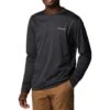 Columbia Park View Crew Pullover Shirt - Mens Black Heather