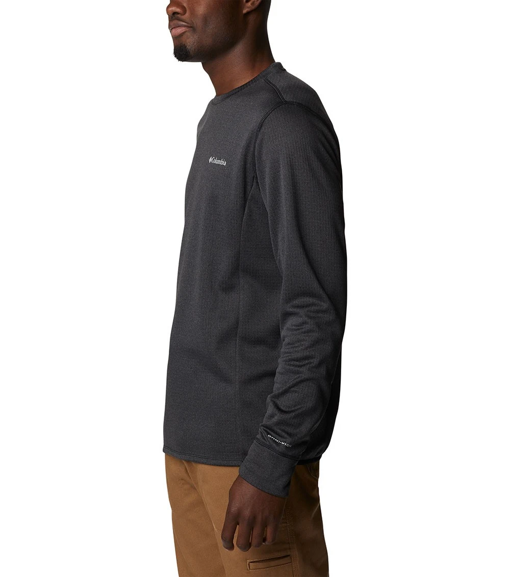 Columbia Park View Crew Pullover Shirt - Mens Black Heather 3 Columbia Park View Crew Pullover Shirt - Mens Black Heather - Image 3