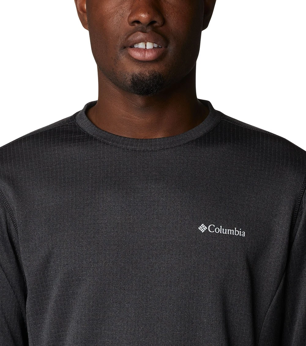 Columbia Park View Crew Pullover Shirt - Mens Black Heather 4 Columbia Park View Crew Pullover Shirt - Mens Black Heather - Image 4