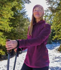 Columbia Glacial IV Half Zip Fleece Top - Womens Marionberry -Columbia Sale Store 1674217051 1802201 616 7