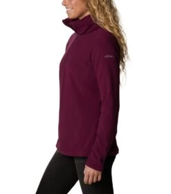 Columbia Glacial IV Half Zip Fleece Top - Womens Marionberry -Columbia Sale Store 1674567160 1802201 616 3