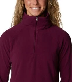 Columbia Glacial IV Half Zip Fleece Top - Womens Marionberry -Columbia Sale Store 1674567161 1802201 616 4
