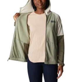 Columbia Windgates Full Zip Fleece Jacket - Womens Safari / Chalk / Stone -Columbia Sale Store 1676026829 1991801 348 5