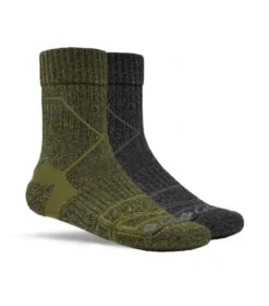 Columbia Merino Hike Quarter Socks - 2 Pack - Mens Nori / Charcoal