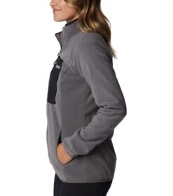 Columbia Outdoor Tracks Full Zip Fleece Jacket - Womens City Grey / Black -Columbia Sale Store 1677152938 2016011 023 3