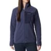 Columbia Outdoor Tracks Full Zip Fleece Jacket - Womens Nocturnal / Dark Nocturnal
