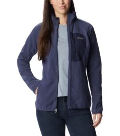 Columbia Outdoor Tracks Full Zip Fleece Jacket - Womens Nocturnal / Dark Nocturnal -Columbia Sale Store 1677152945 2016011 466 7
