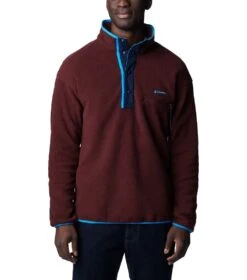 Columbia Helvetia Half Snap Retro Fleece Pullover - Mens Elderberry