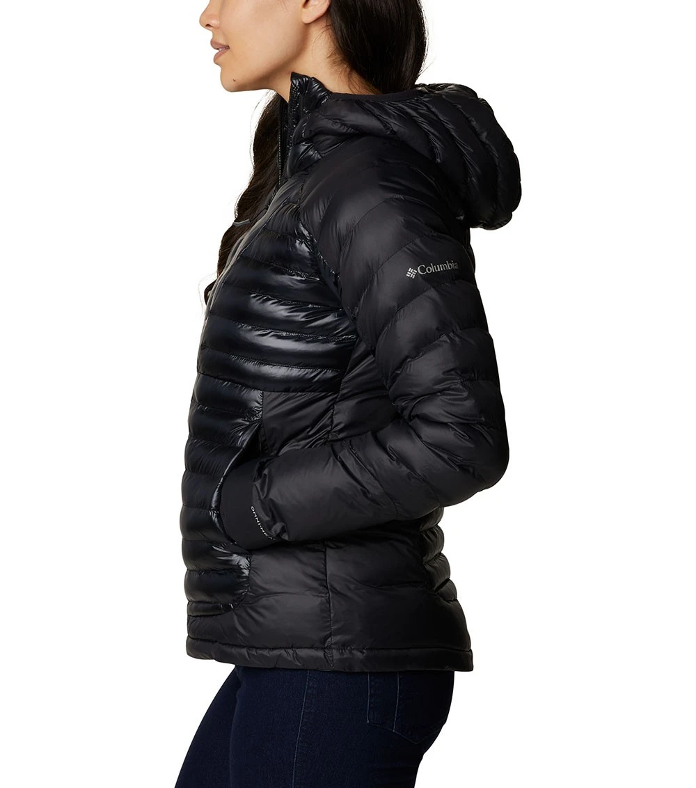 Columbia Labyrinth Loop Omni-Heat Infinity Insulated Hooded Jacket - Womens Black 3 Columbia Labyrinth Loop Omni-Heat Infinity Insulated Hooded Jacket - Womens Black - Image 3