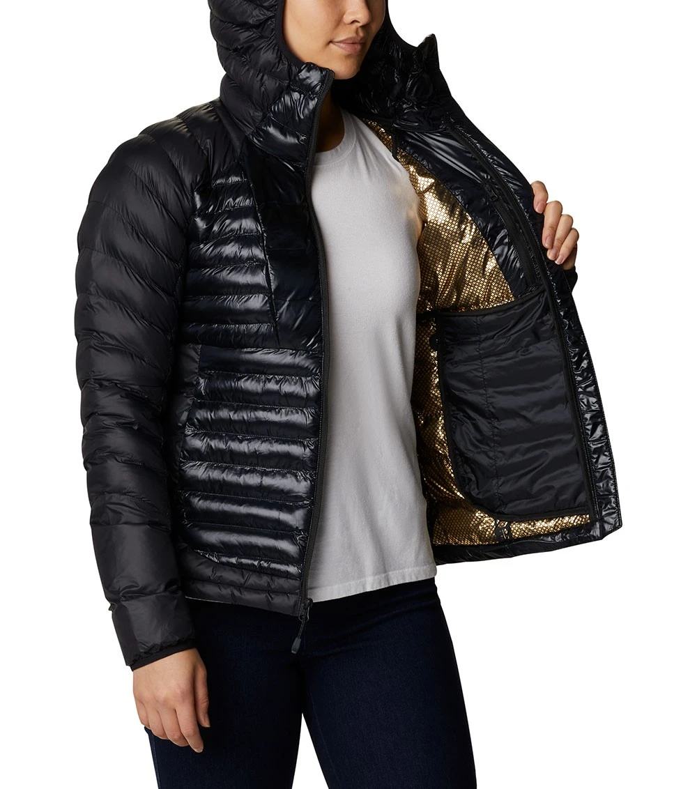 Columbia Labyrinth Loop Omni-Heat Infinity Insulated Hooded Jacket - Womens Black 5 Columbia Labyrinth Loop Omni-Heat Infinity Insulated Hooded Jacket - Womens Black - Image 5