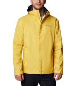 Columbia Watertight II Waterproof Rain Jacket - Mens Golden Nugget