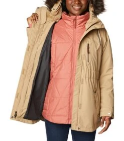 Columbia Payton Pass 3-in-1 Interchange Insulated Jacket - Womens Beach -Columbia Sale Store 1678305775 2008051 214 9