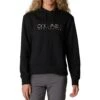 Columbia Lodge Hoodie - Womens Black / Columbia Stencil