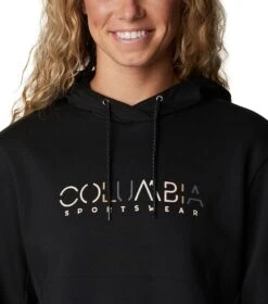 Columbia Lodge Hoodie - Womens Black / Columbia Stencil -Columbia Sale Store 1678305778 2013101 010 4