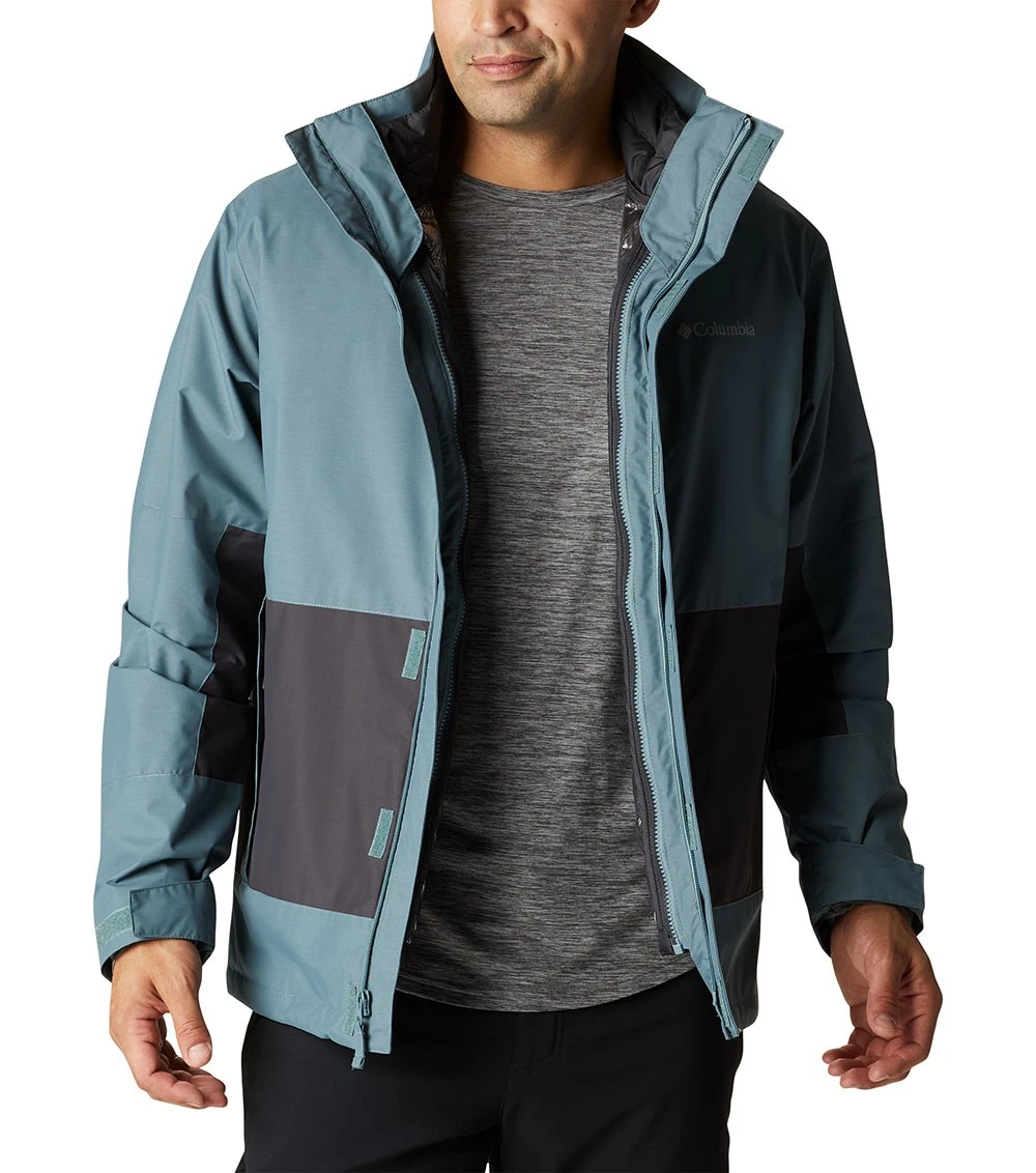 Columbia Agate Alley 3-in-1 Interchange Insulated Jacket - Mens Metal / Shark 13 Columbia Agate Alley 3-in-1 Interchange Insulated Jacket - Mens Metal / Shark - Image 13