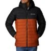 Columbia Powder Lite Hooded Insulated Jacket - Mens Warm Copper / Black